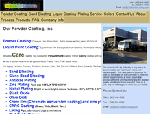 Tablet Screenshot of ourpowdercoating.com